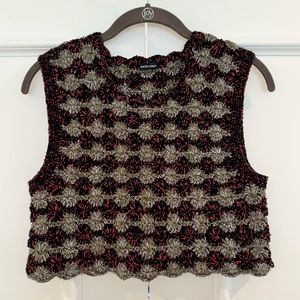 NWOT Rachel Comey Cropped Crochet Top